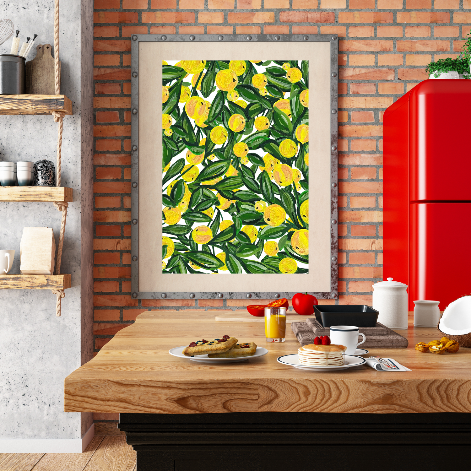 Lemons 2 art print