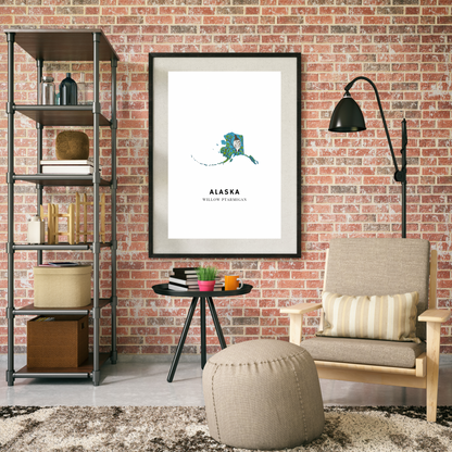 Alaska State Bird art print