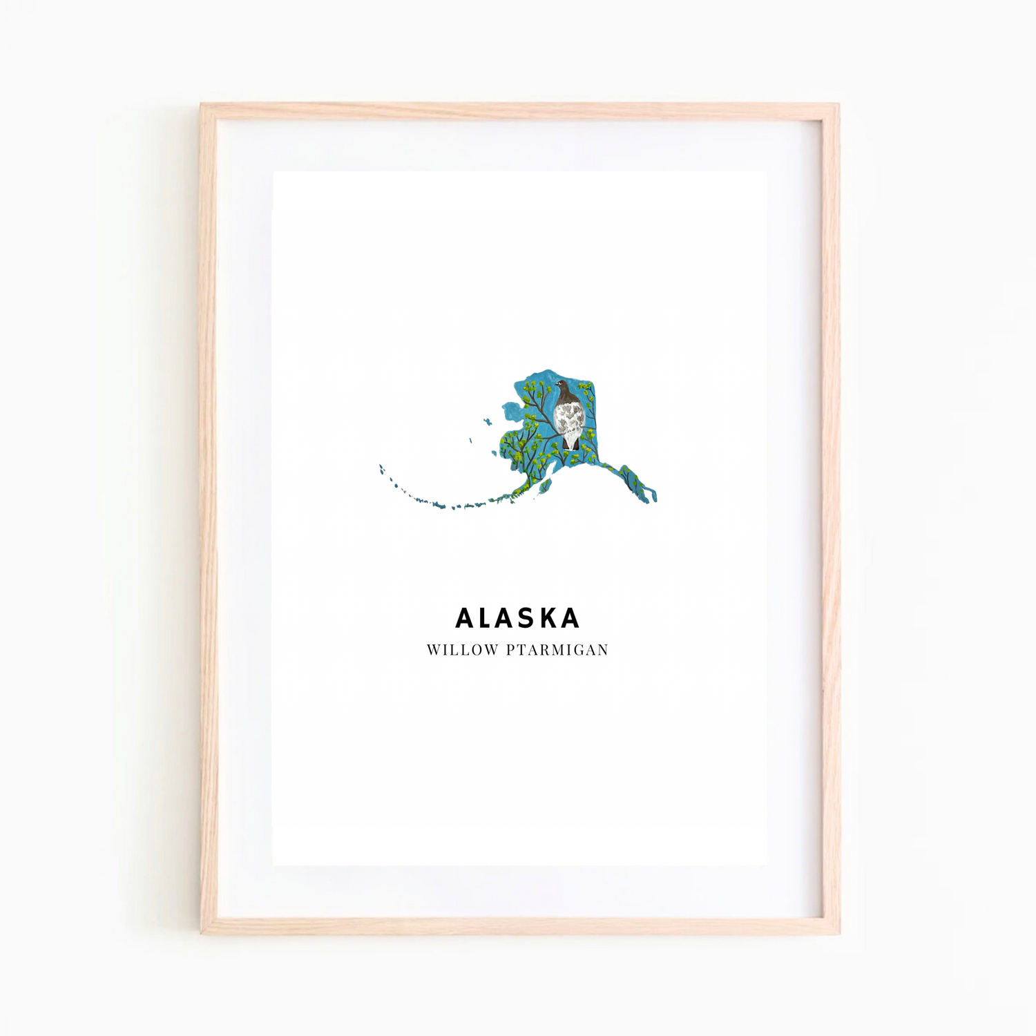 Alaska State Bird art print