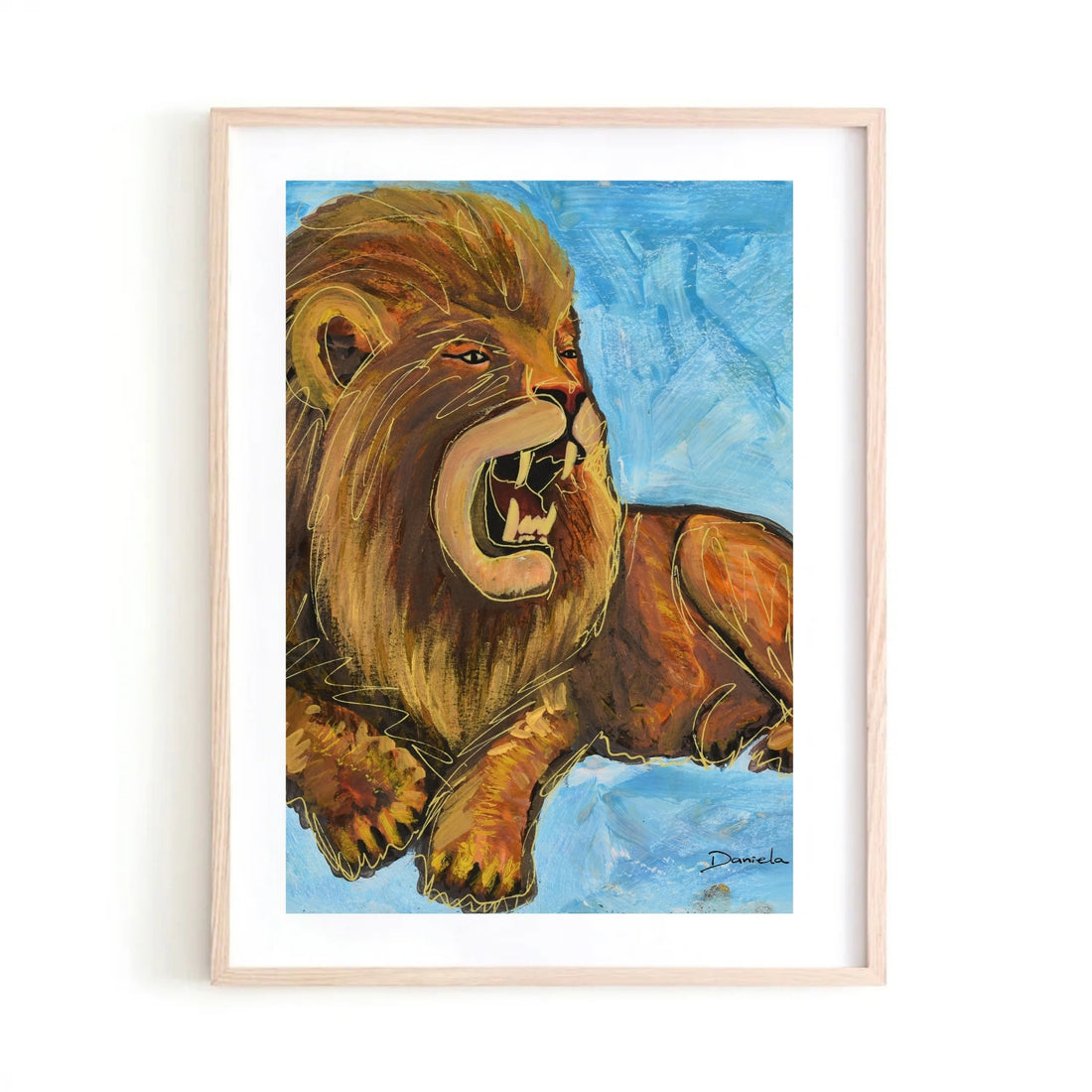 Lion Art Print