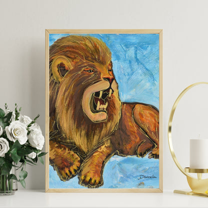 Lion Art Print