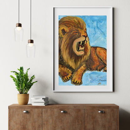 Lion Art Print