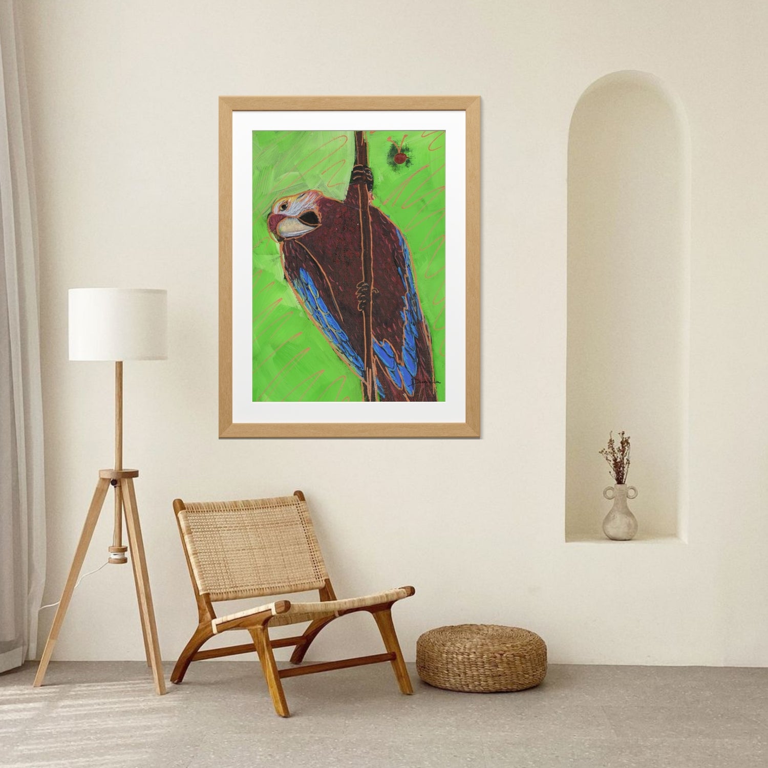 Macaw Art Print