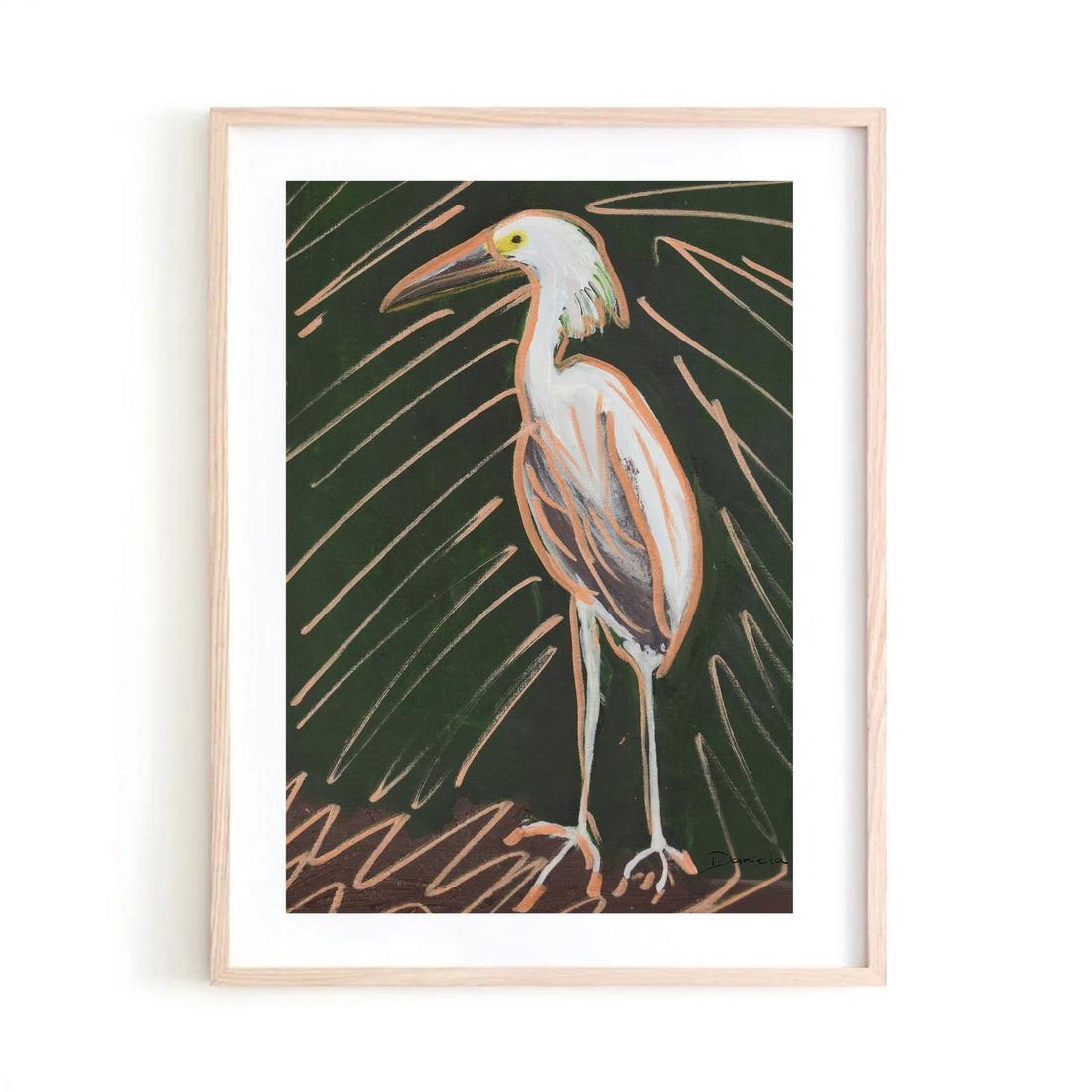 Heron Art Print