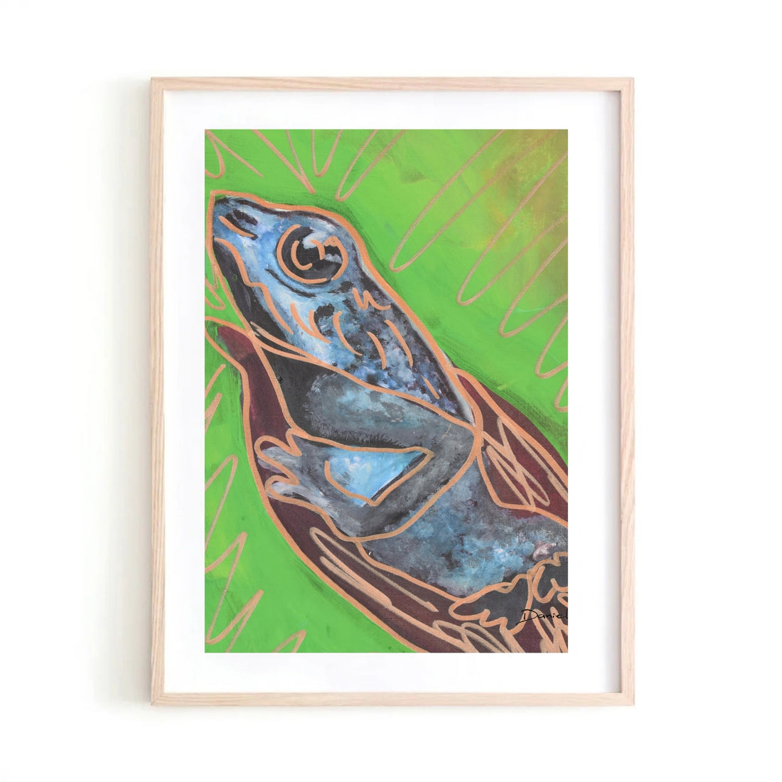 Frog Art Print