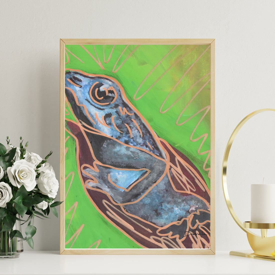 Frog Art Print