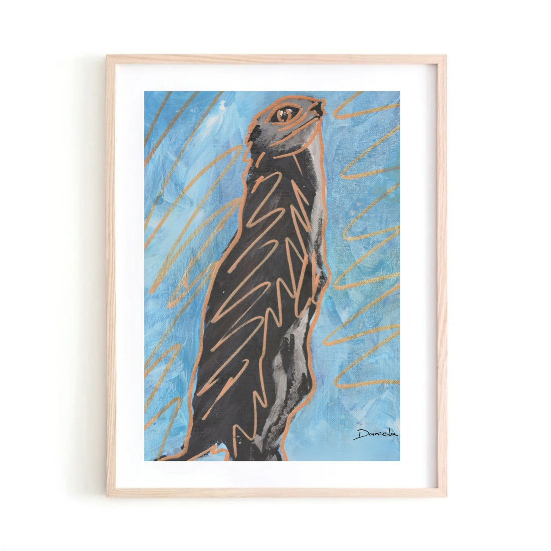 Otter Art Print
