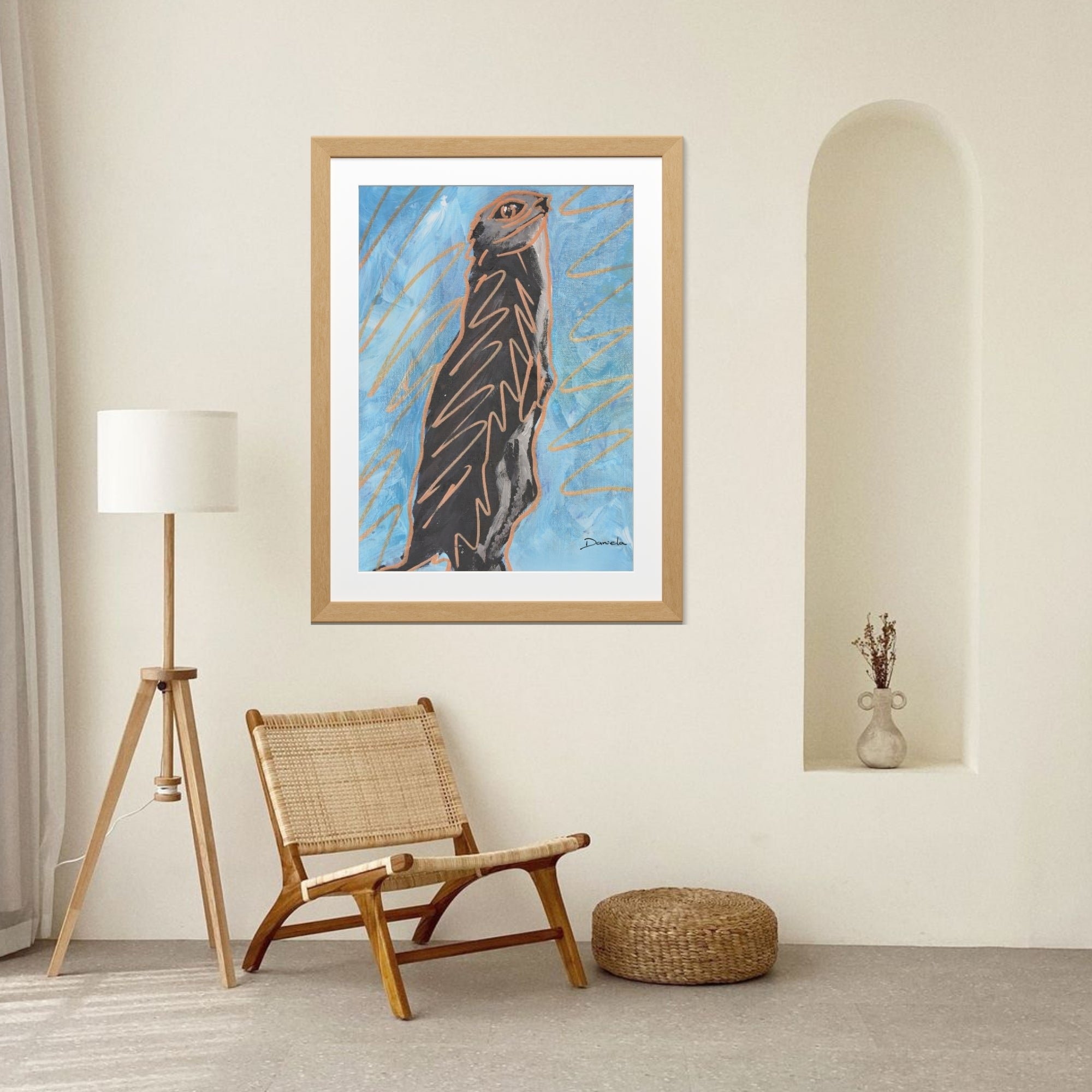 Otter Art Print