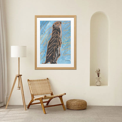 Otter Art Print