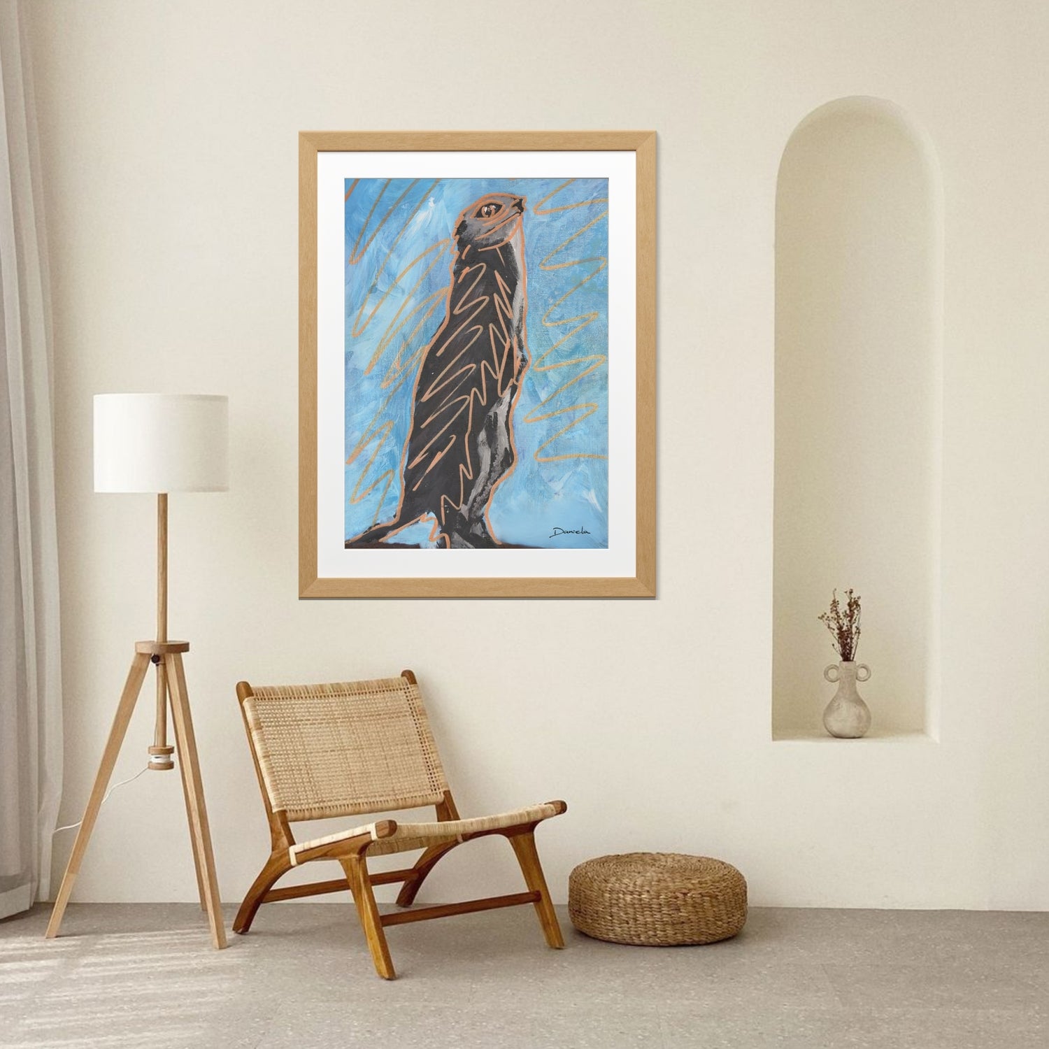 Otter Art Print