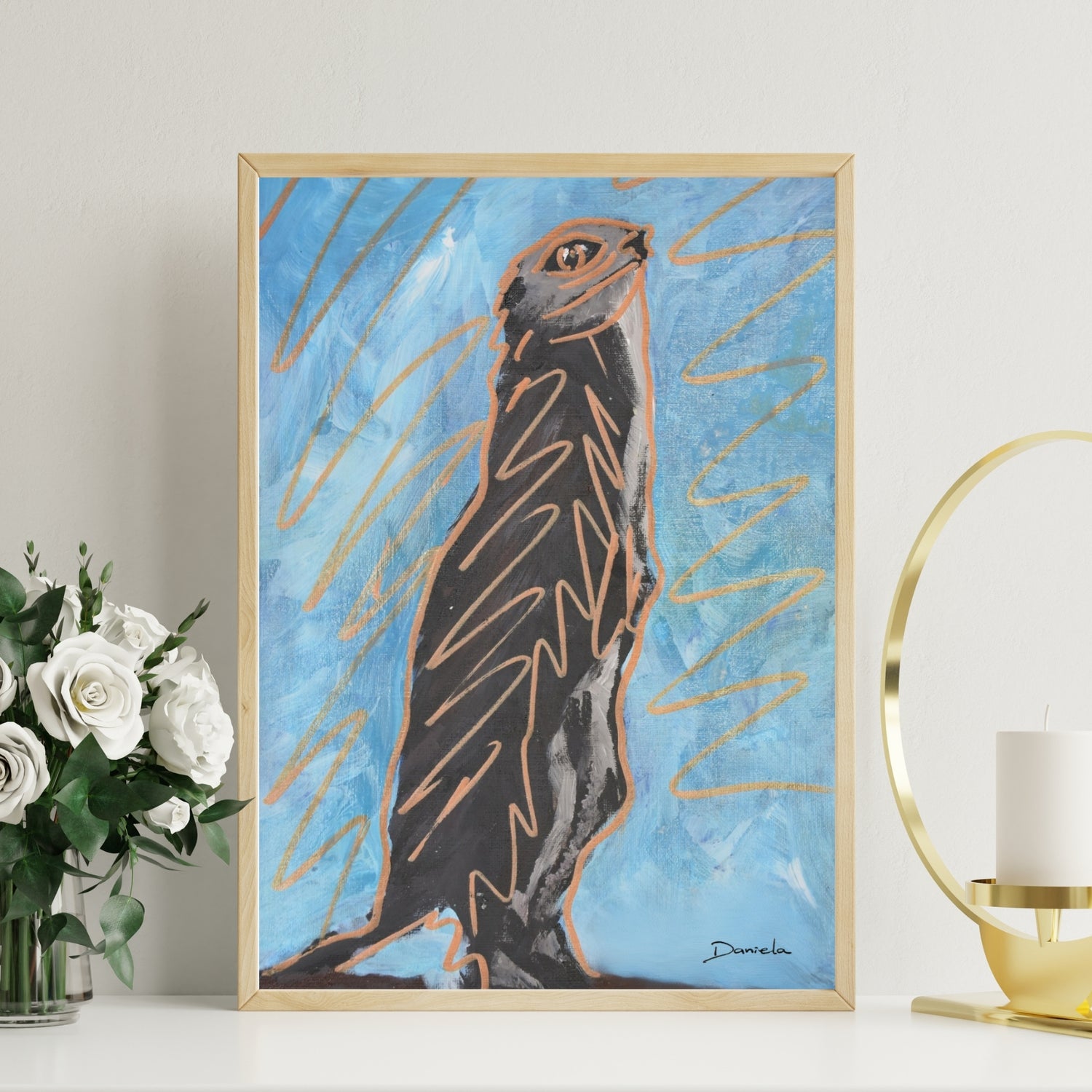 Otter Art Print
