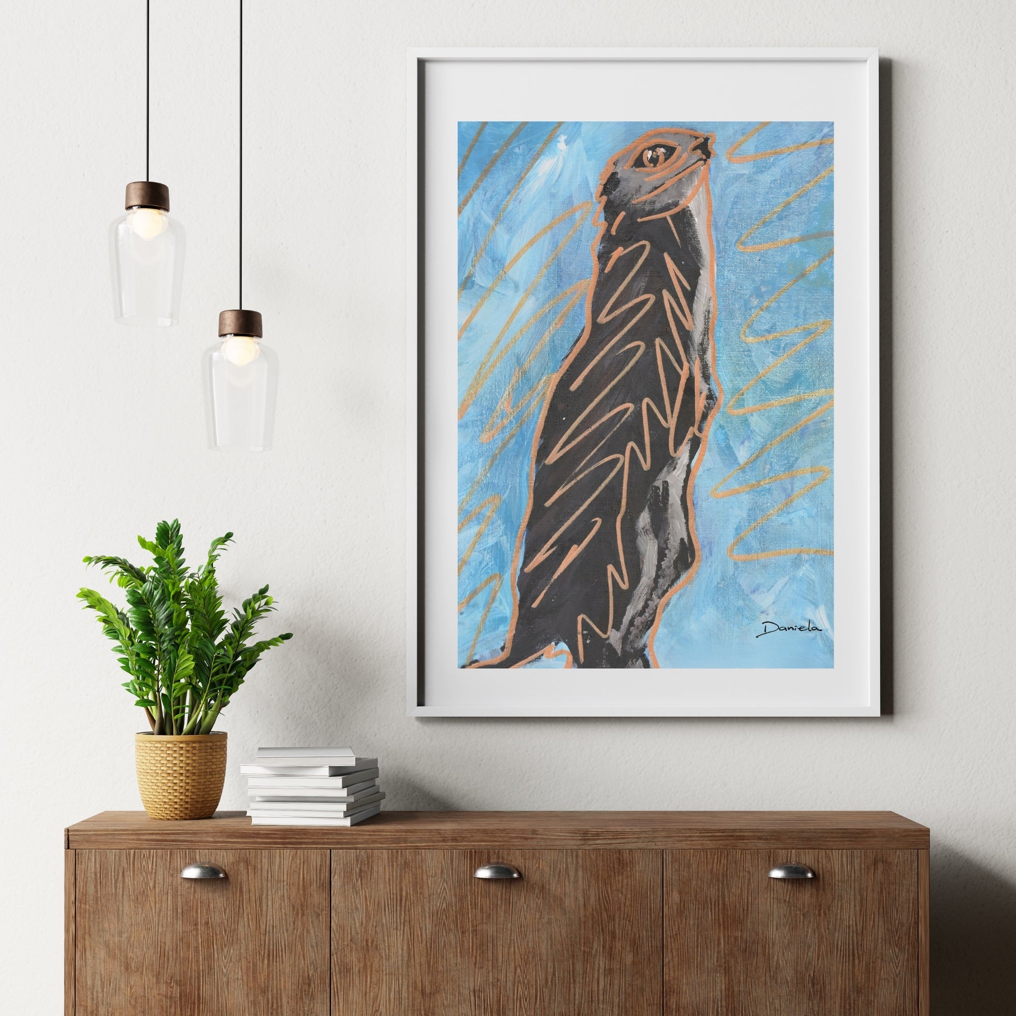 Otter Art Print