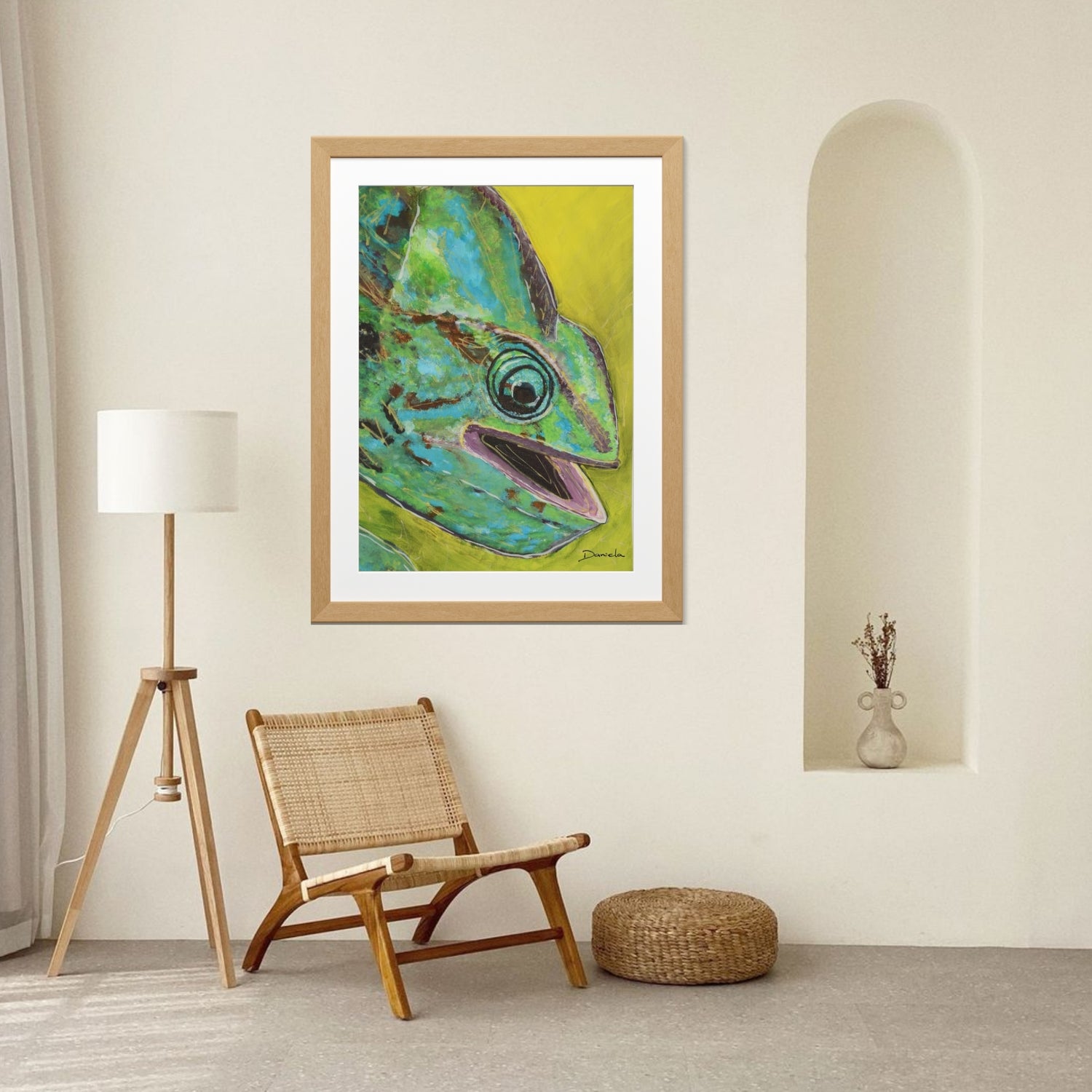Chameleon Art Print