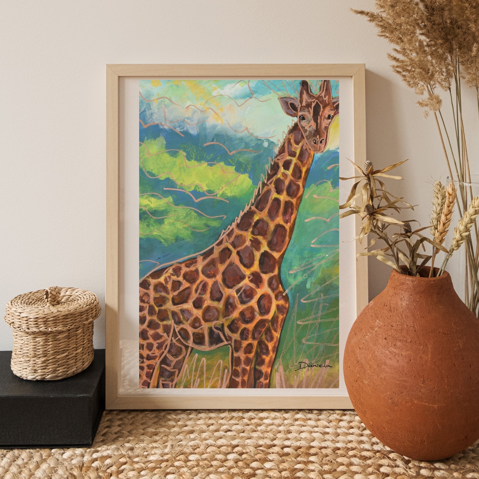 Giraffe Art Print