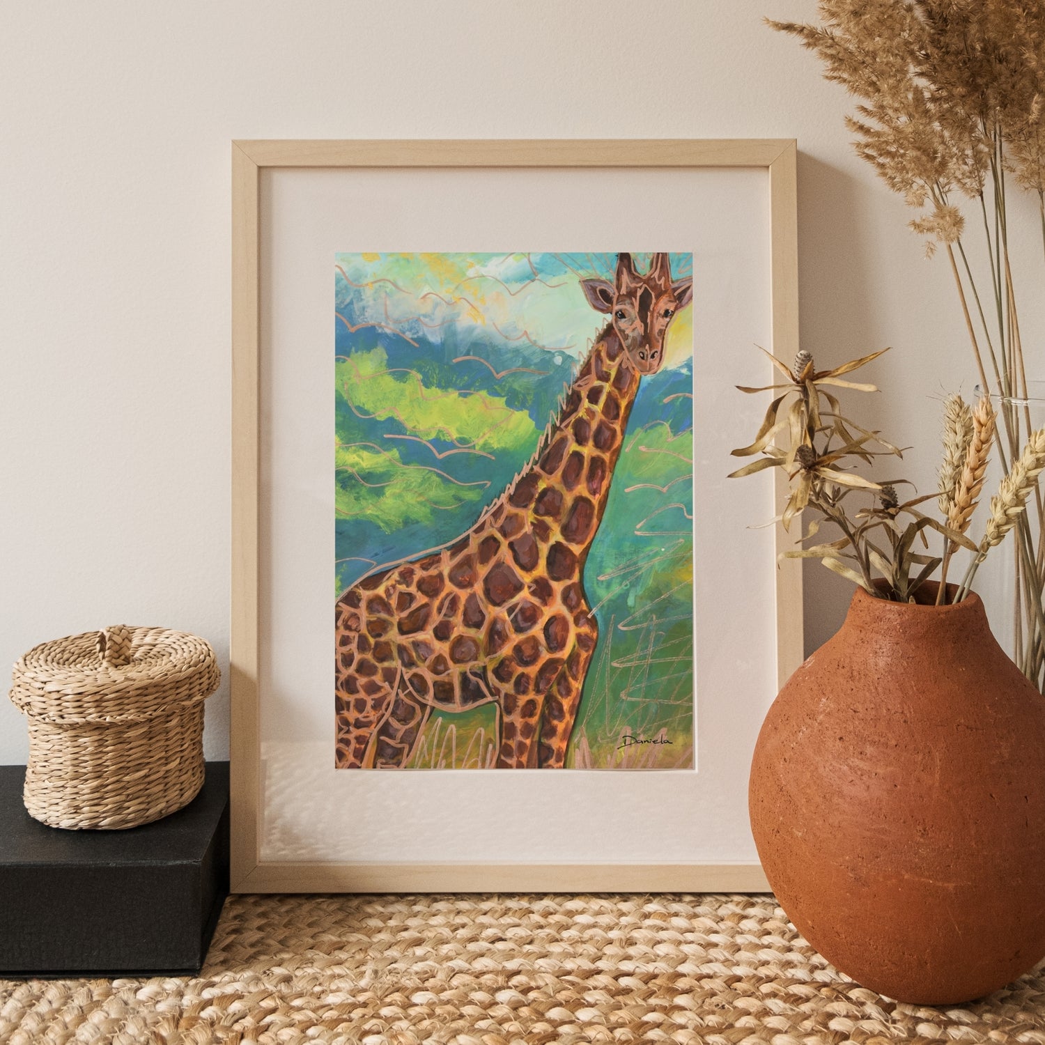 Giraffe Art Print