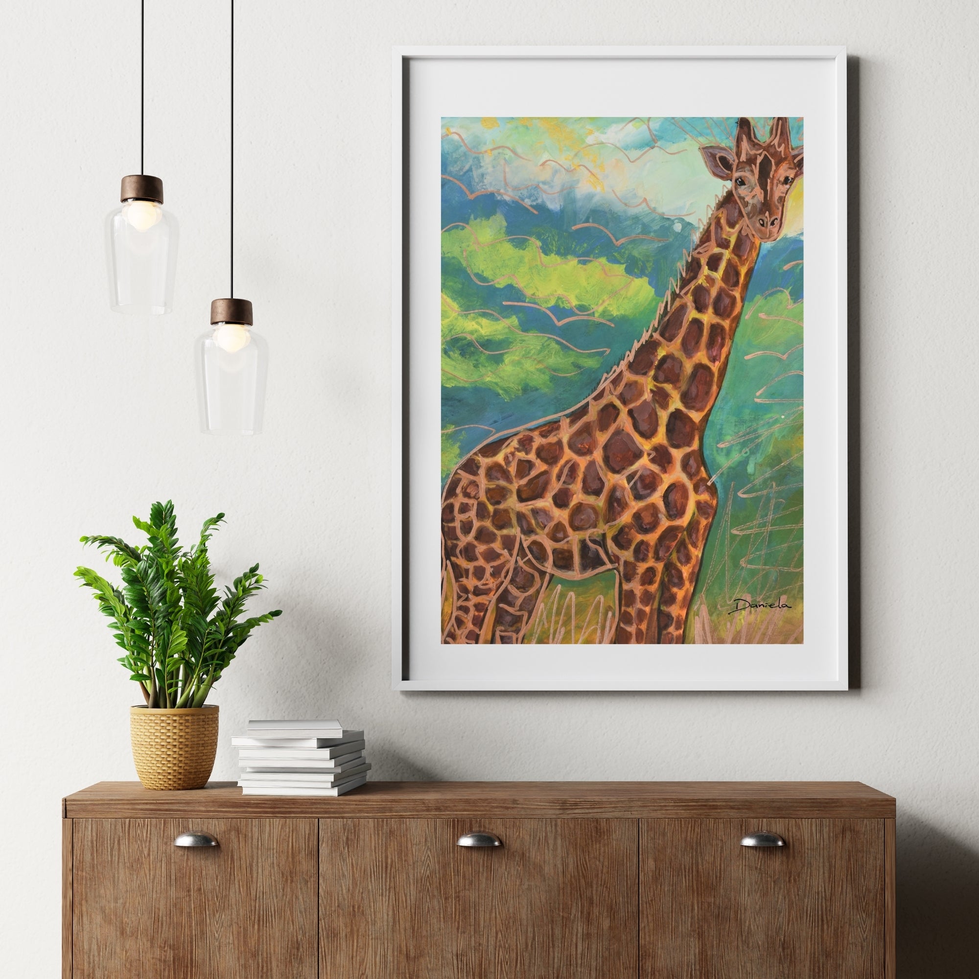 Giraffe Art Print