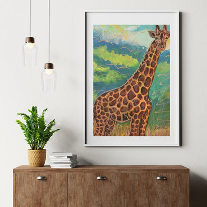 Giraffe Art Print