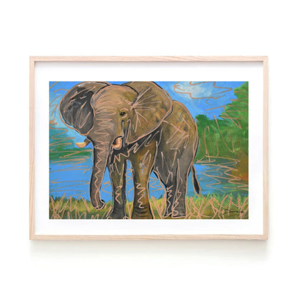 Elephant Art Print