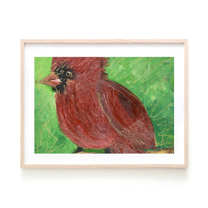 Cardinal Bird Art Print