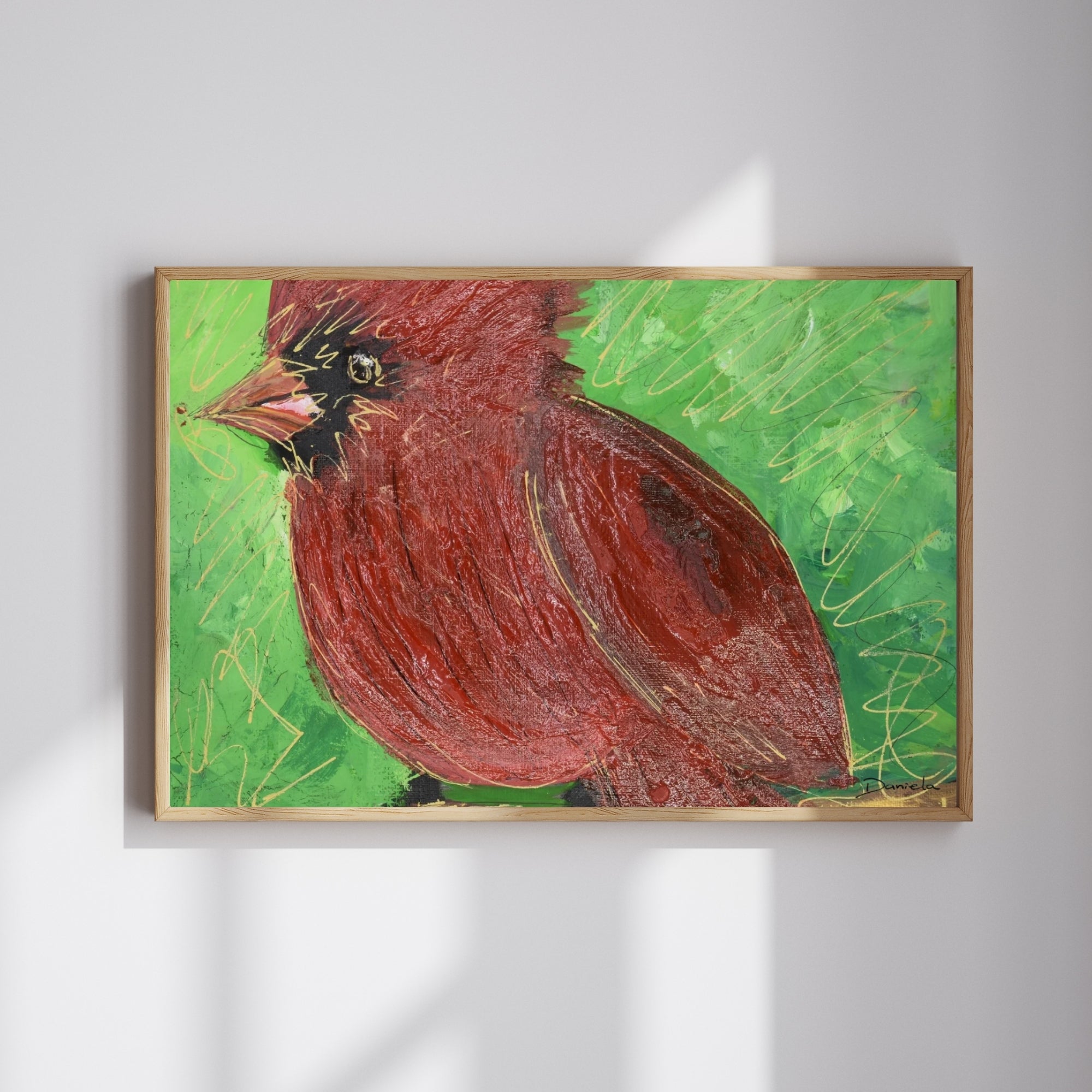 Cardinal Bird Art Print