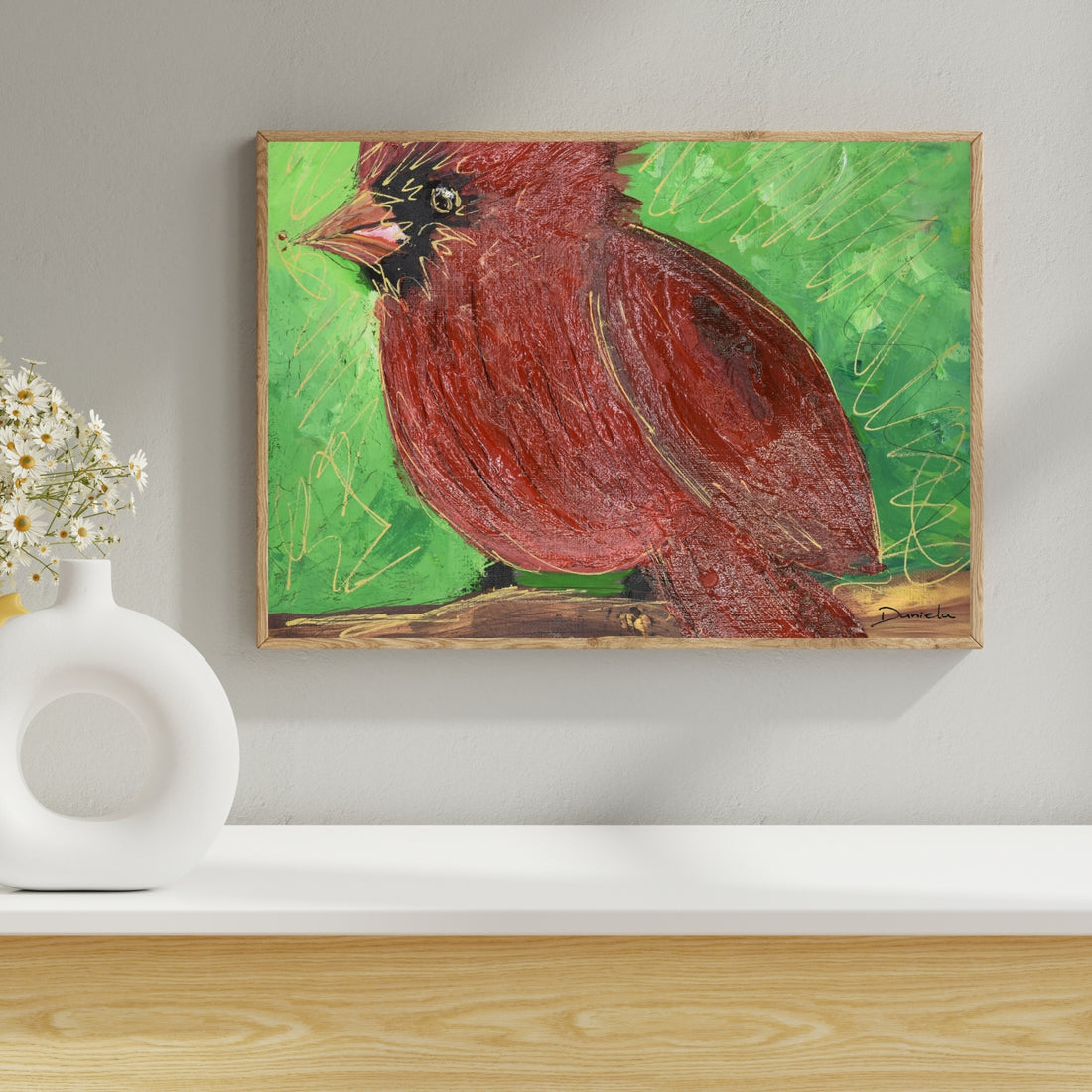 Cardinal Bird Art Print