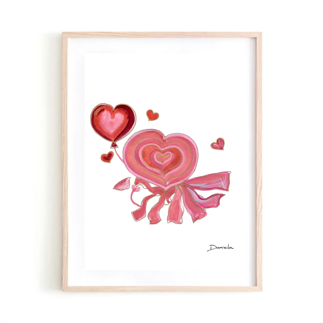Melting Heart Art Print