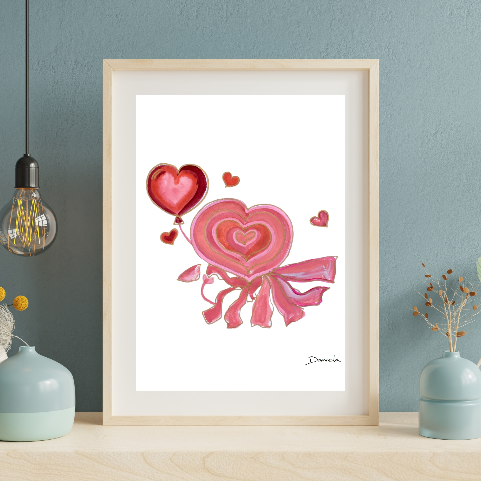 Melting Heart Art Print