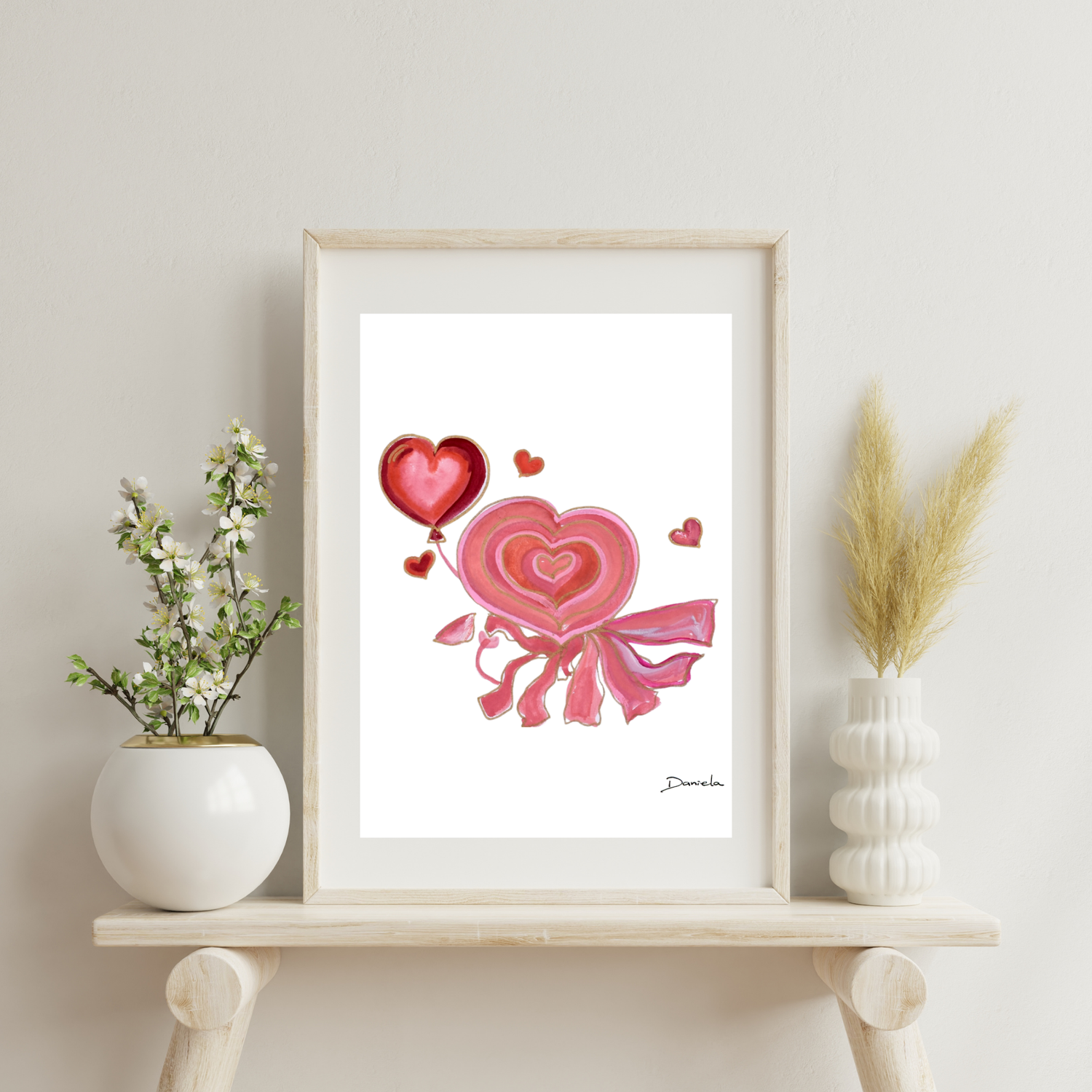 Melting Heart Art Print