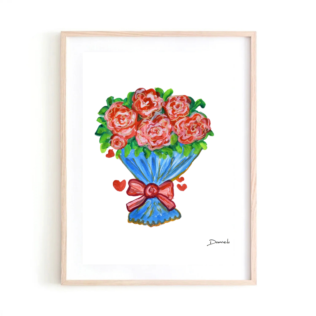 Rose Bouquet Art Print