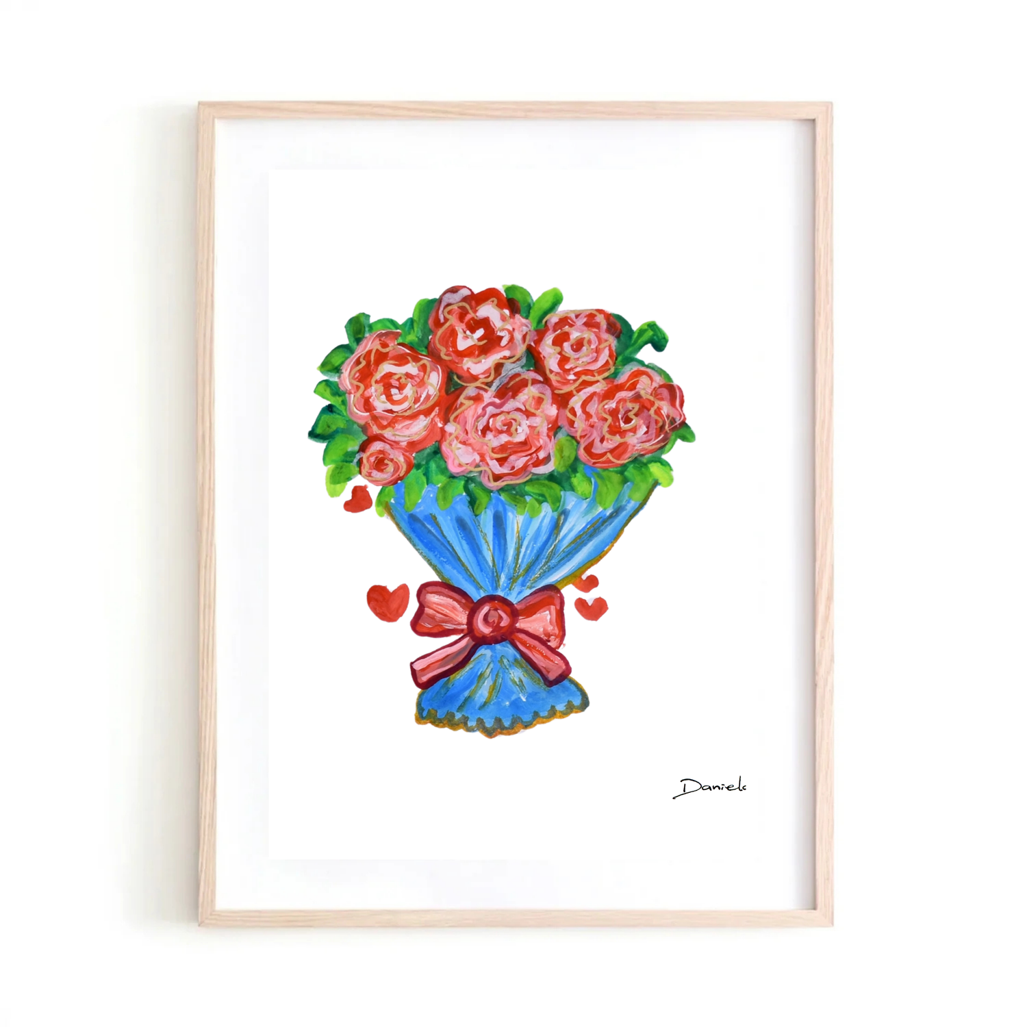 Rose Bouquet Art Print