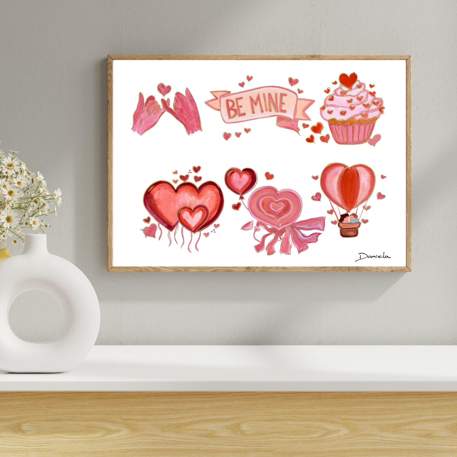 Valentines Art Print