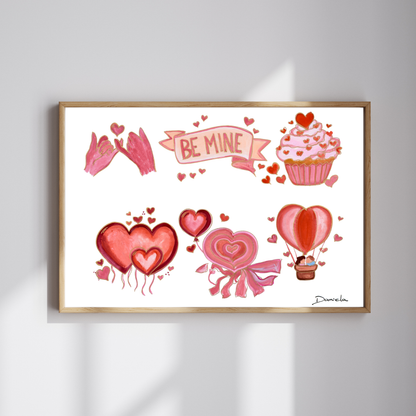 Valentines Art Print