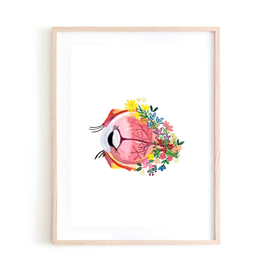 Eye art print