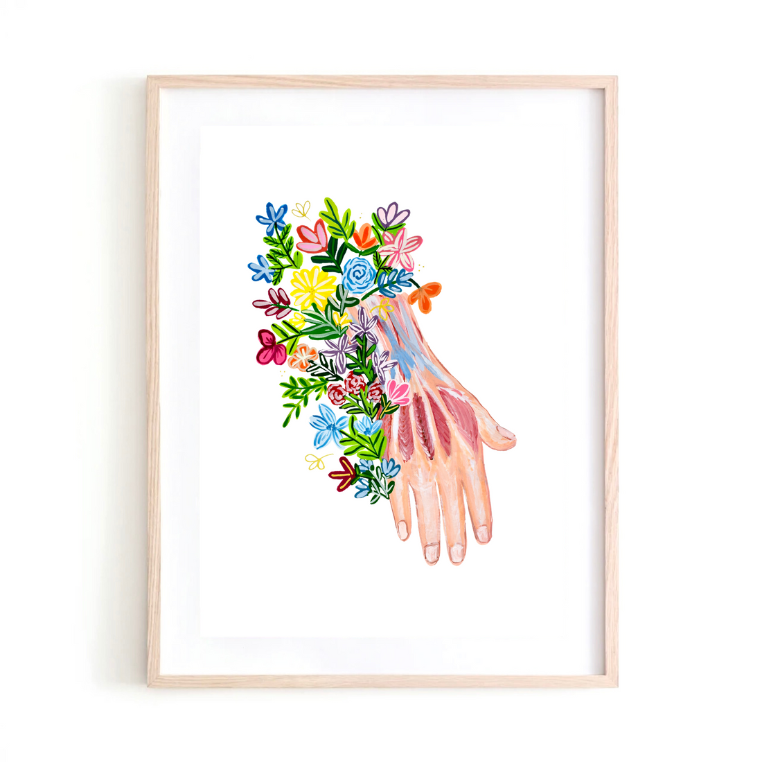 Hand art print