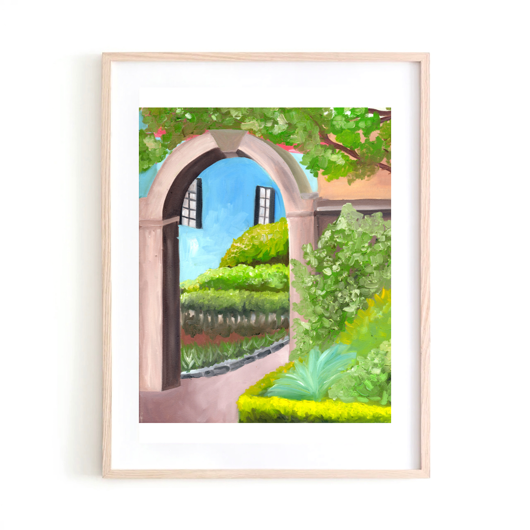 Arch College of Charleston art print