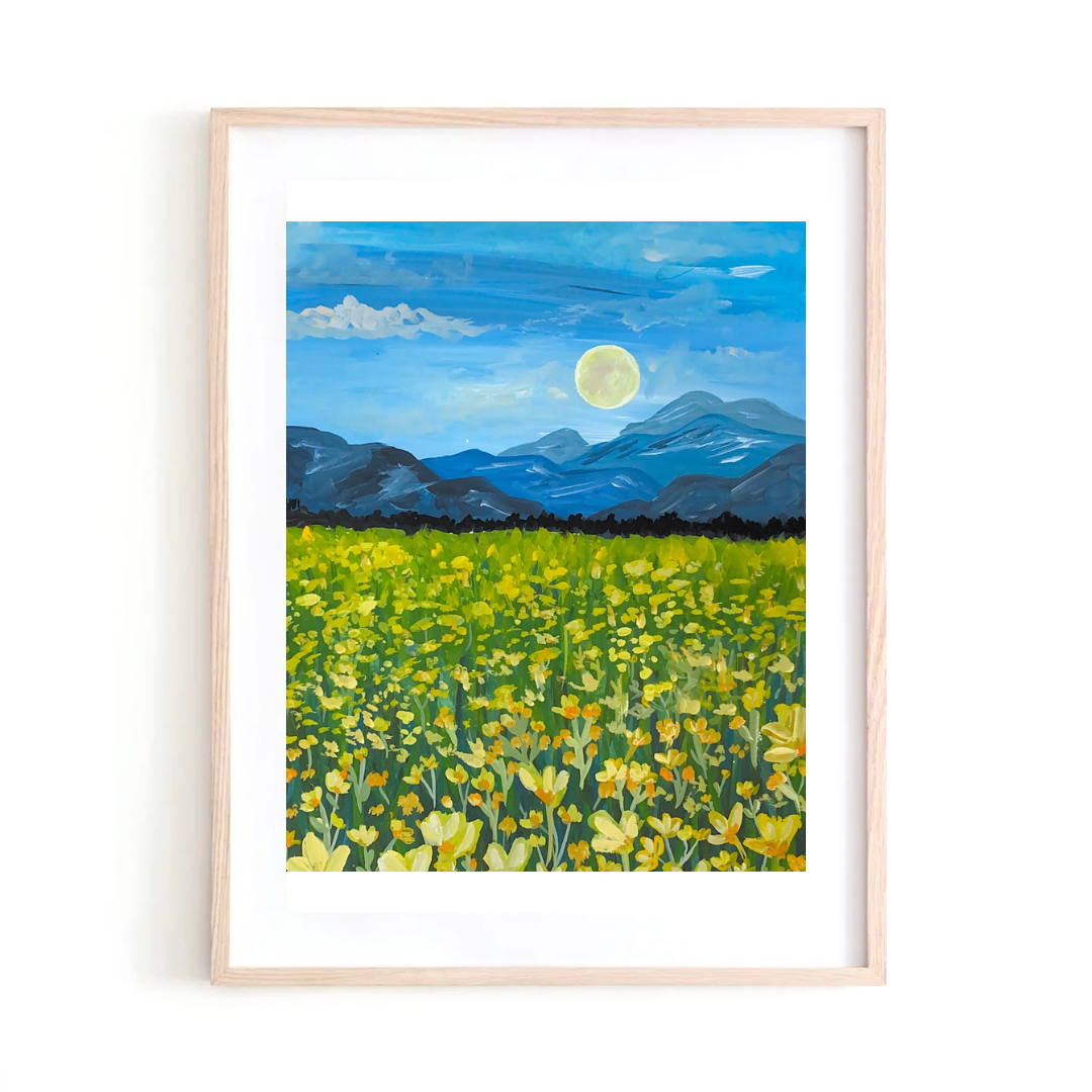 The Mountains art print