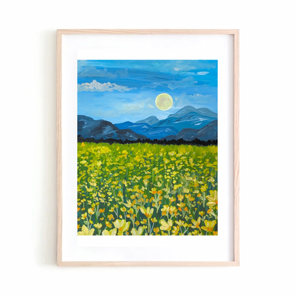 The Mountains art print