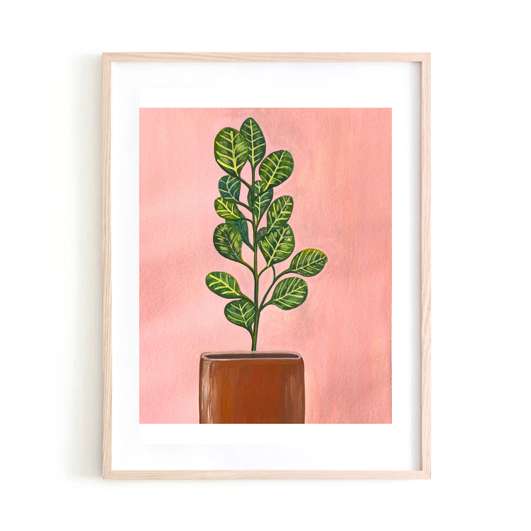 Fiddle Fig Tree art print