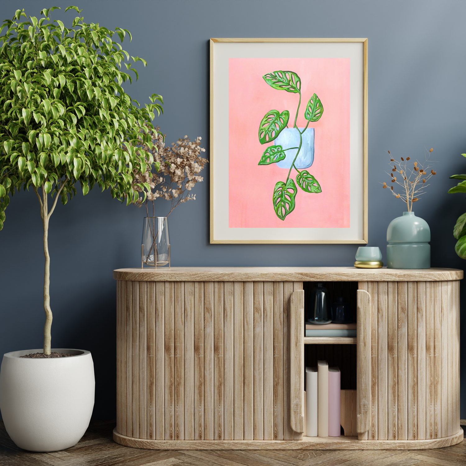 Monstera Adansonii art print