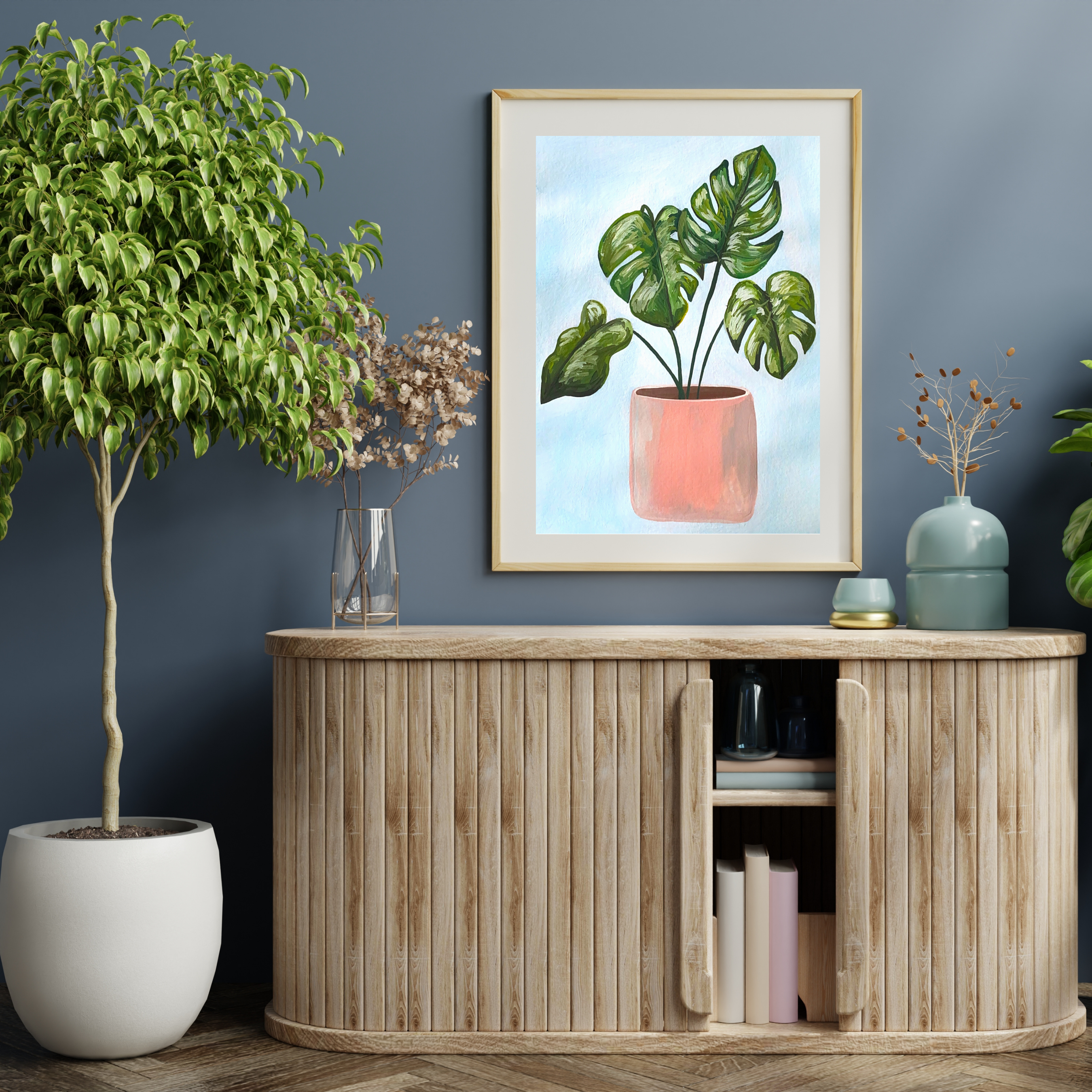 Monstera Plant art print