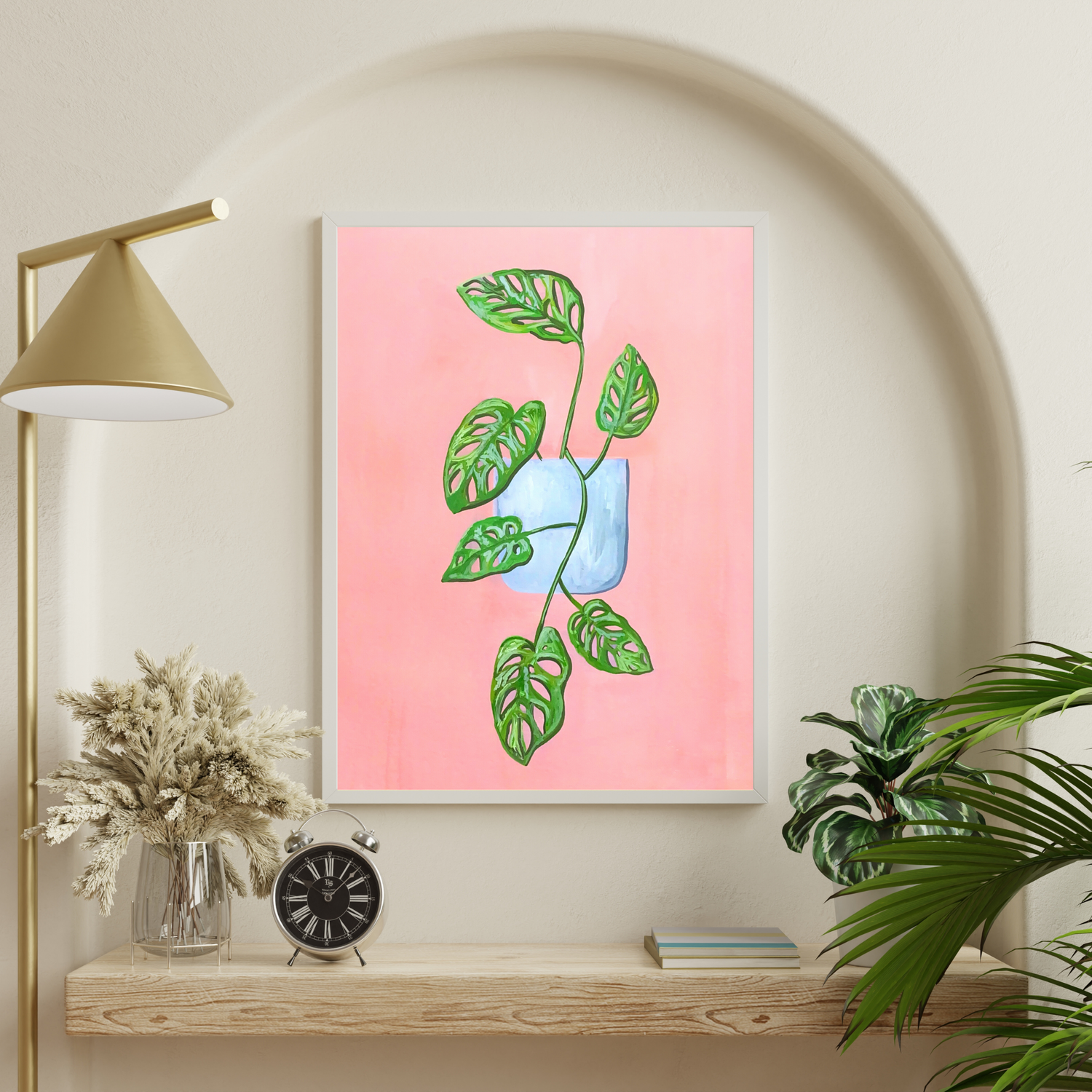 Monstera Adansonii art print