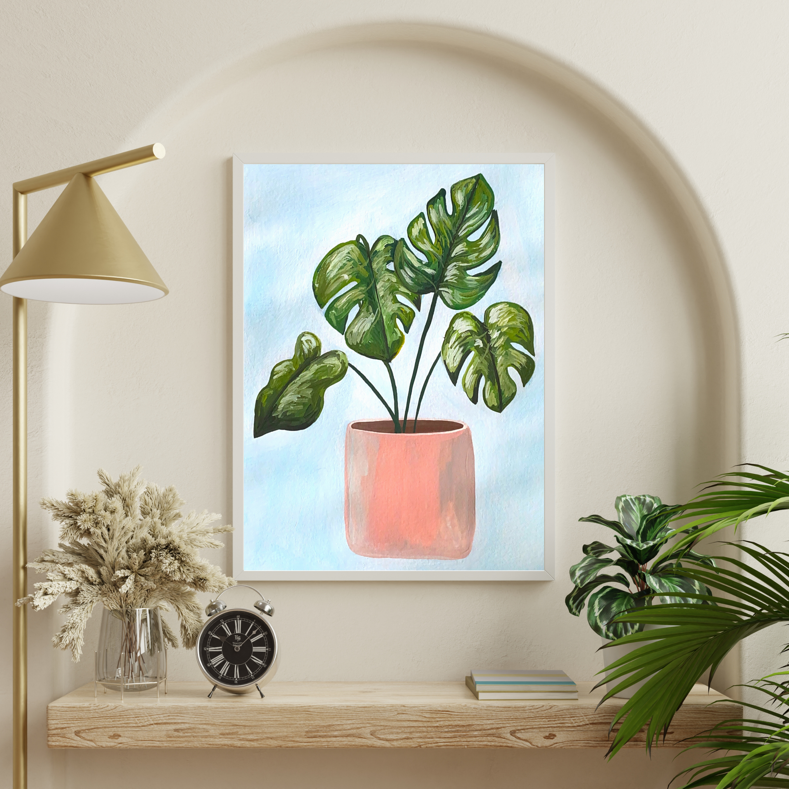 Monstera Plant art print