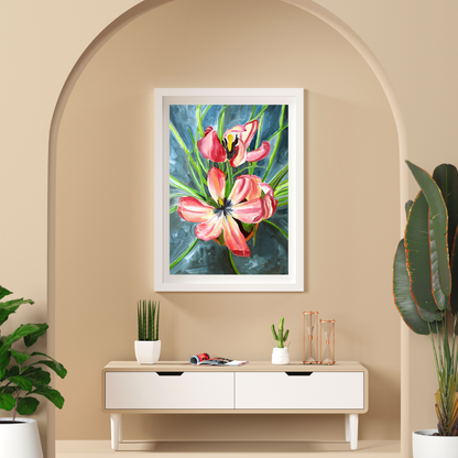 Tulips art print