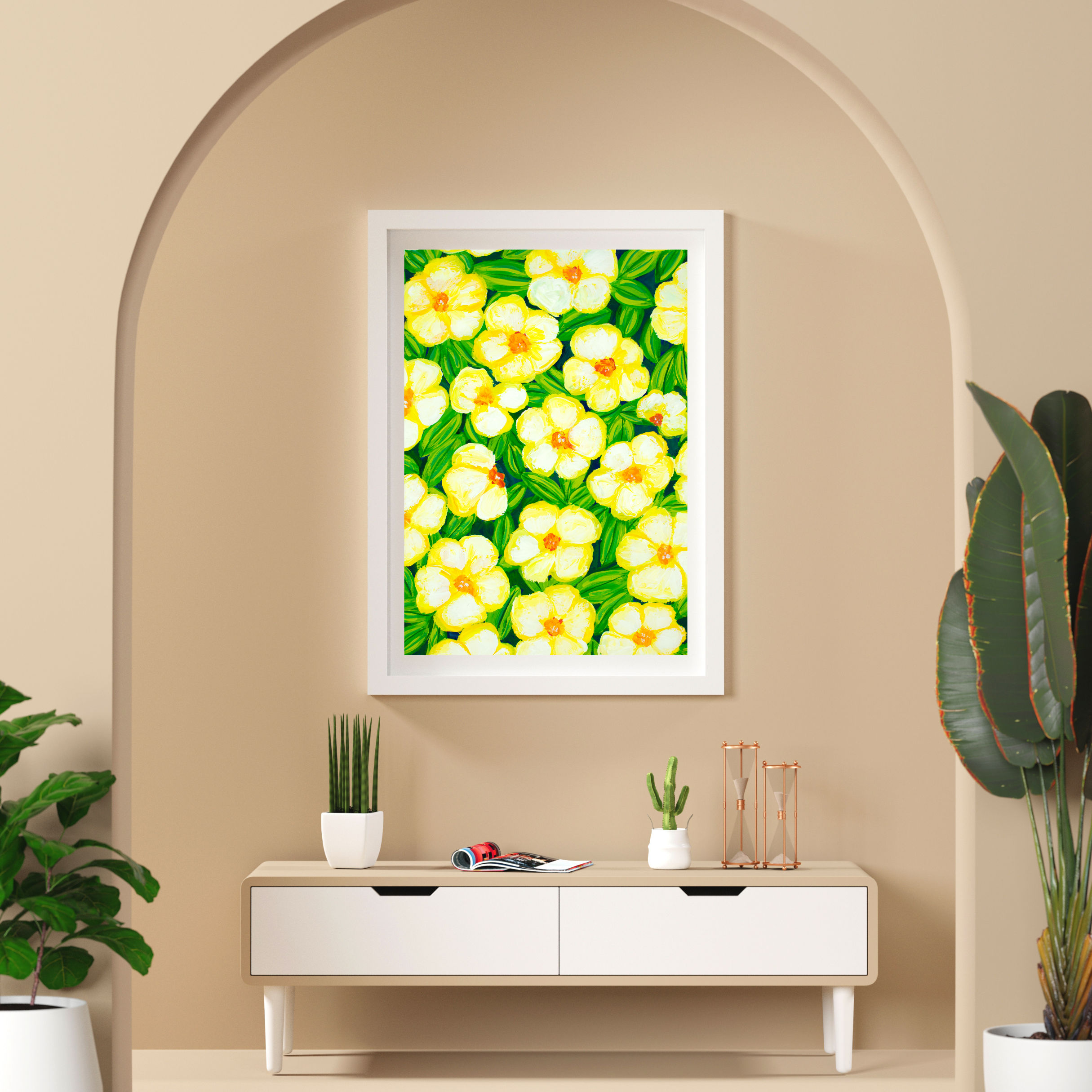 Yellow Jasmine art print