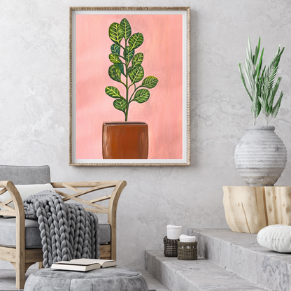 Fiddle Fig Tree art print