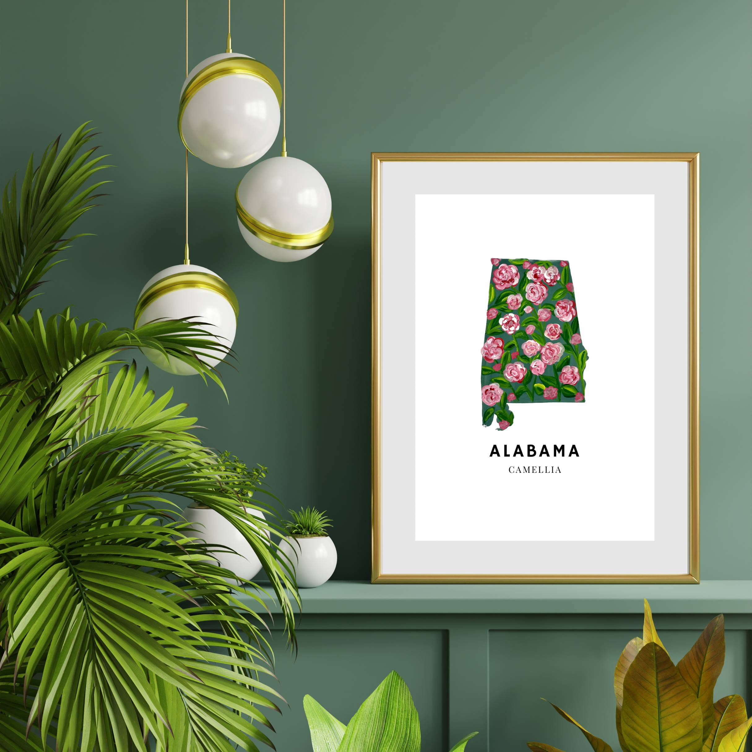 Alabama State Flower art print