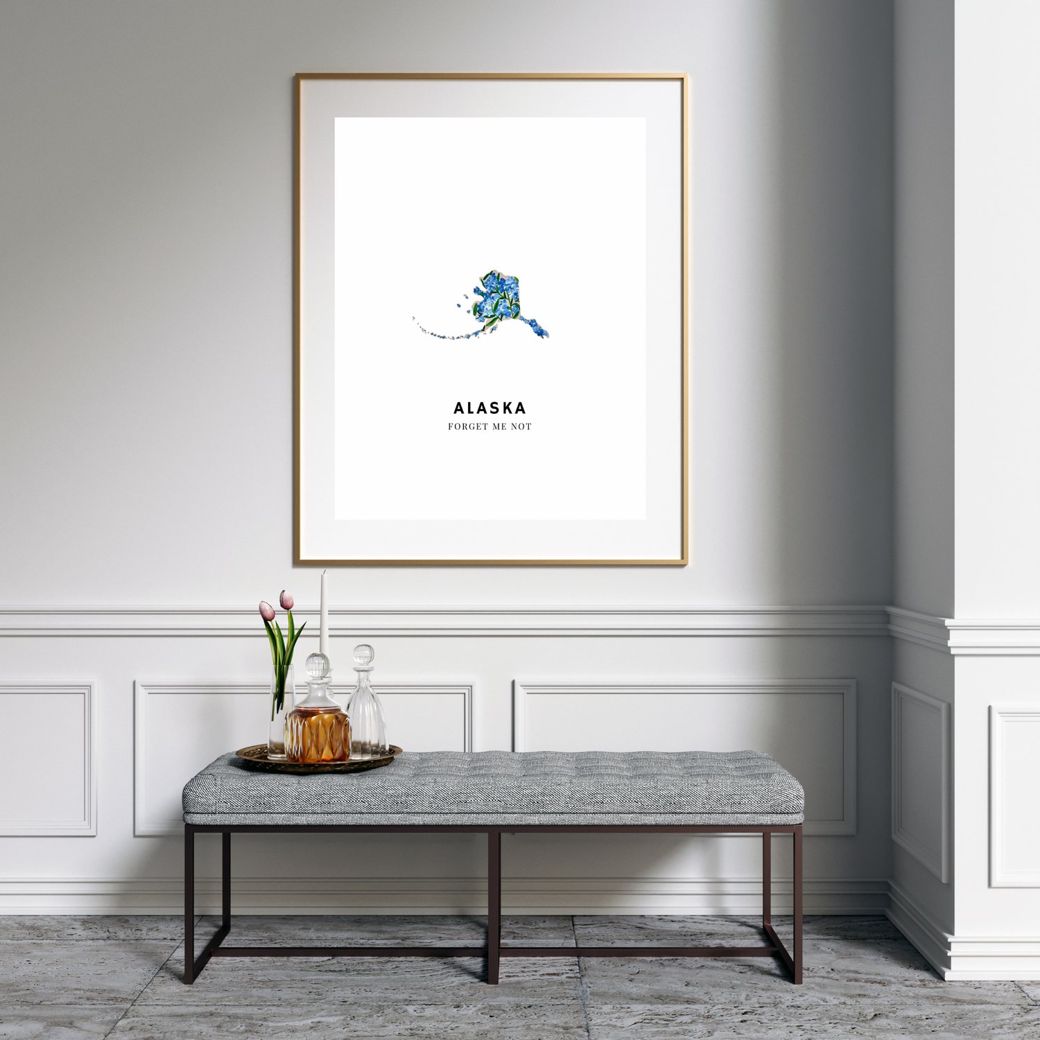 Alaska State Flower art print