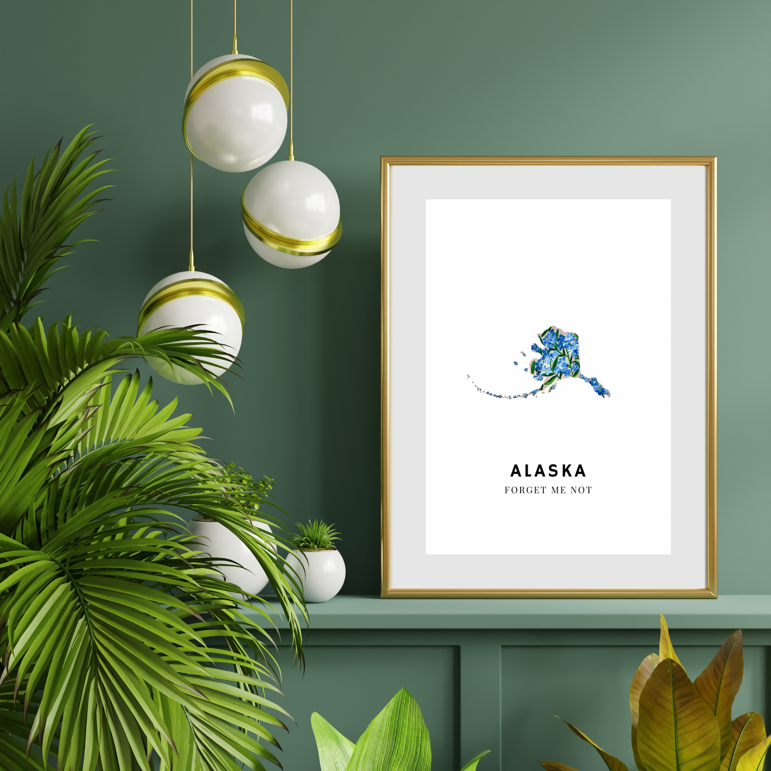 Alaska State Flower art print