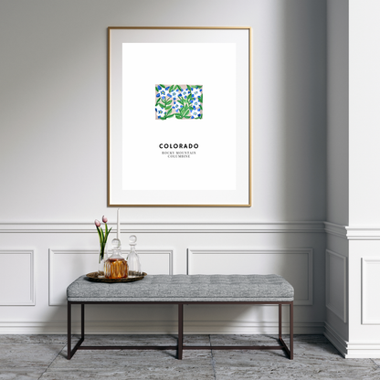 Colorado State Flower art print