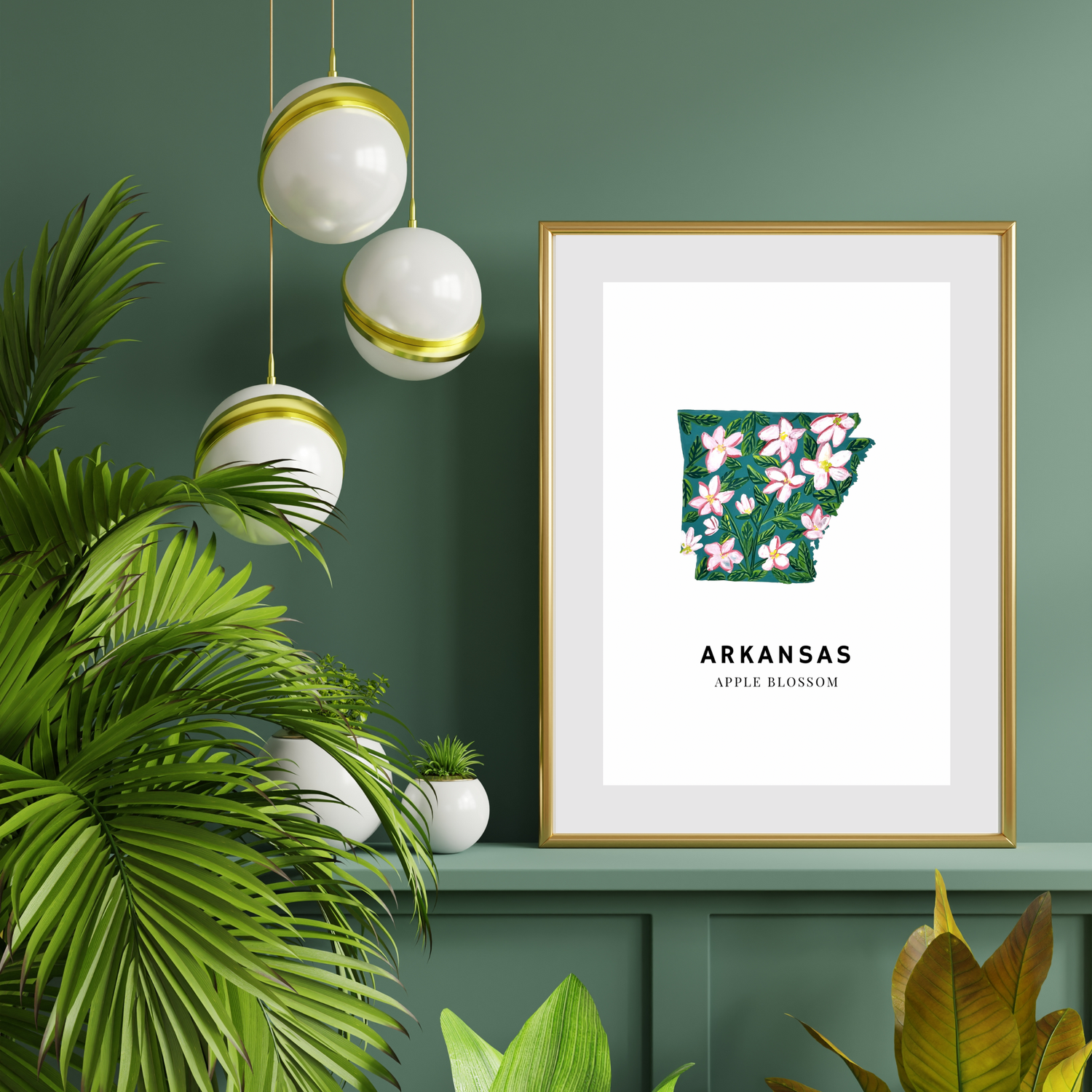 Arkansas State Flower art print